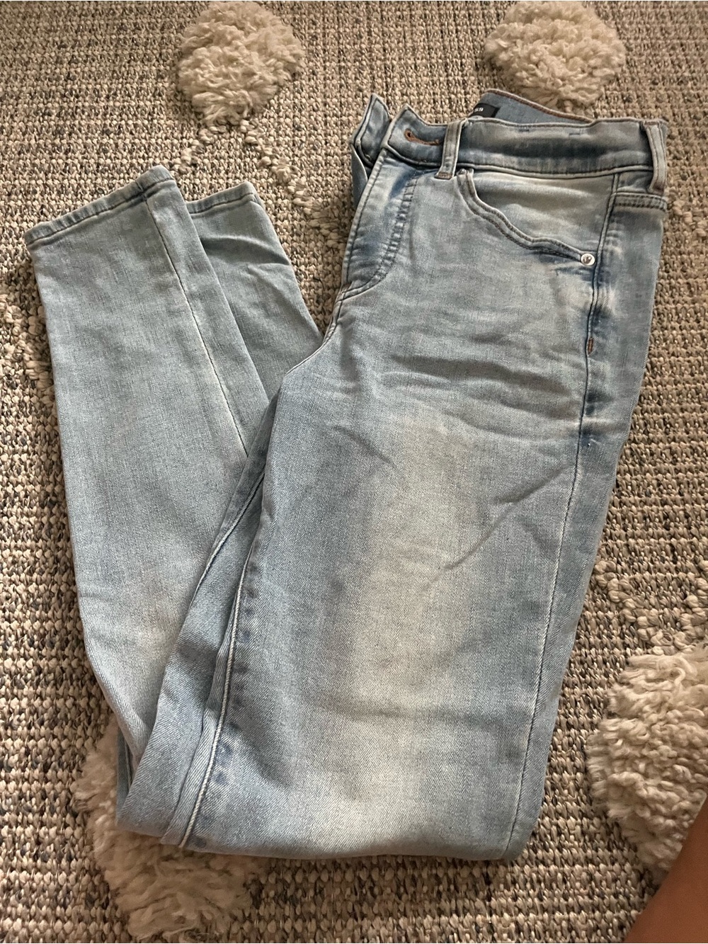 Express Light Wash Stretch Jeggings